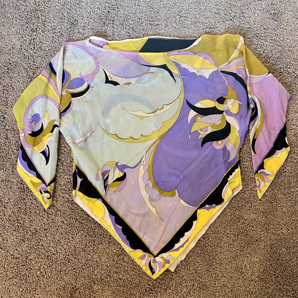 Vintage Emilio Pucci Psychedelic Shirt